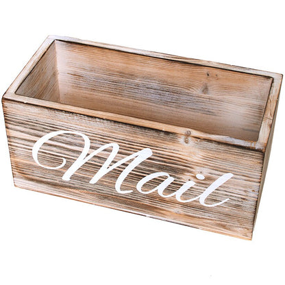 Farmhouse Chic Mail Organizer Box