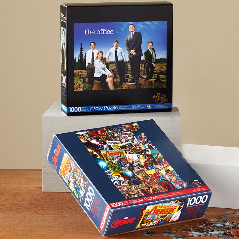 1,000-Pc. Jigsaw Puzzle, The Office or Avengers