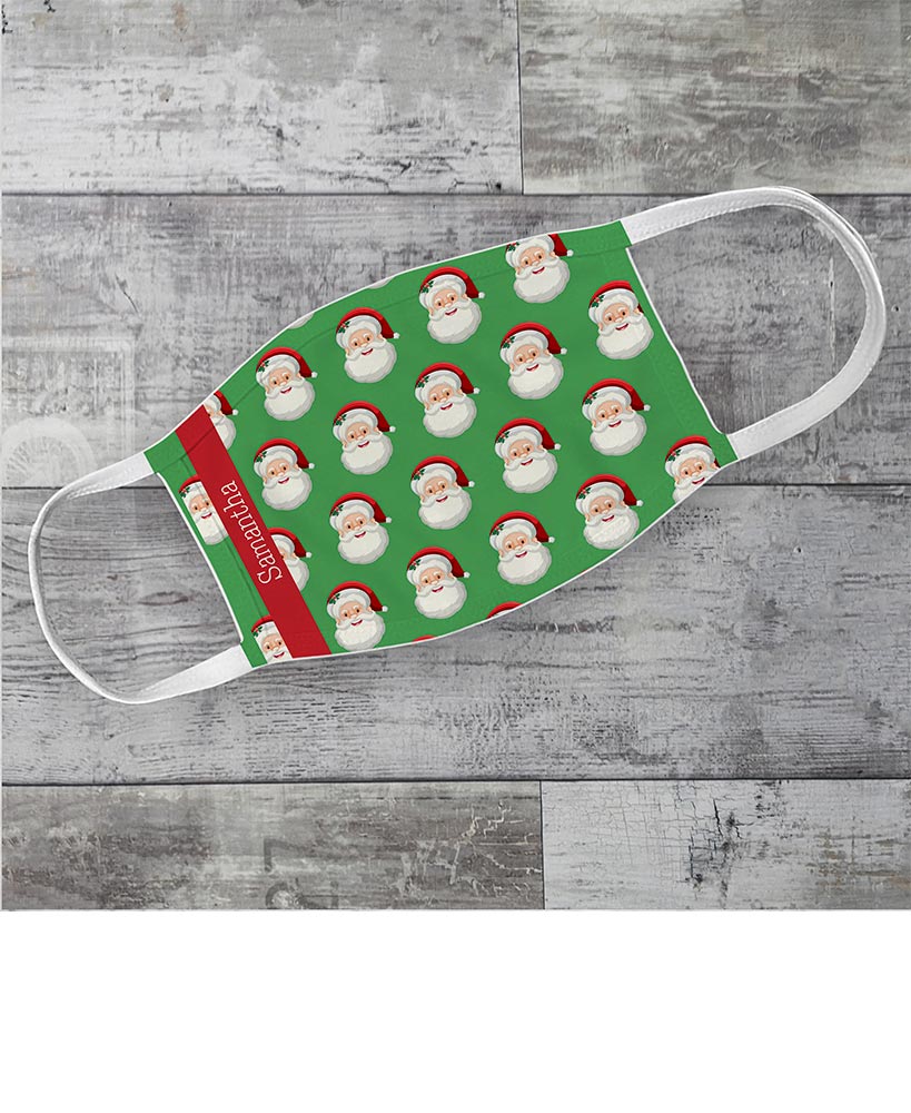 Personalized Christmas-Themed Face Masks