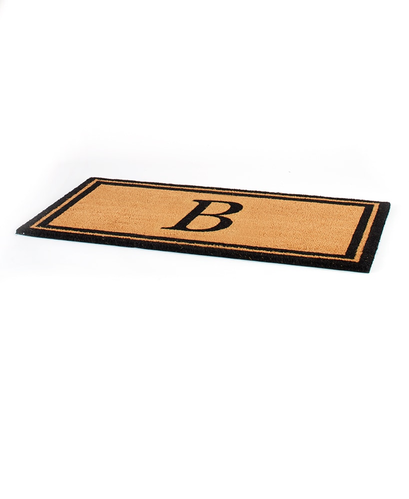 Monogram Estate Coir Doormat Letter A