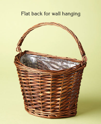Hanging Wicker Wall Basket