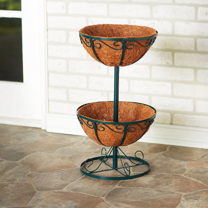 Tiered Planters with Coco Liners
