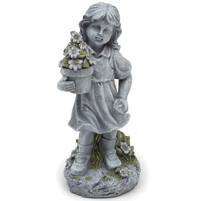 Solar-Lighted Gardening Kids