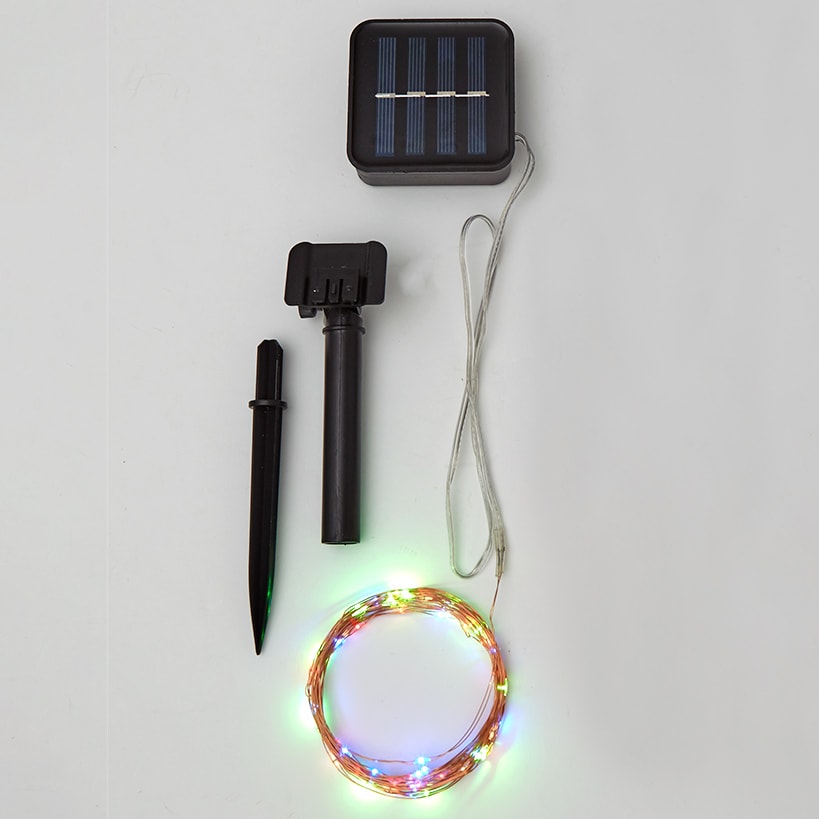 Solar Copper Fairy Lights