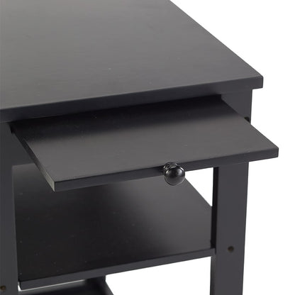 Side Table with Extension Shelf