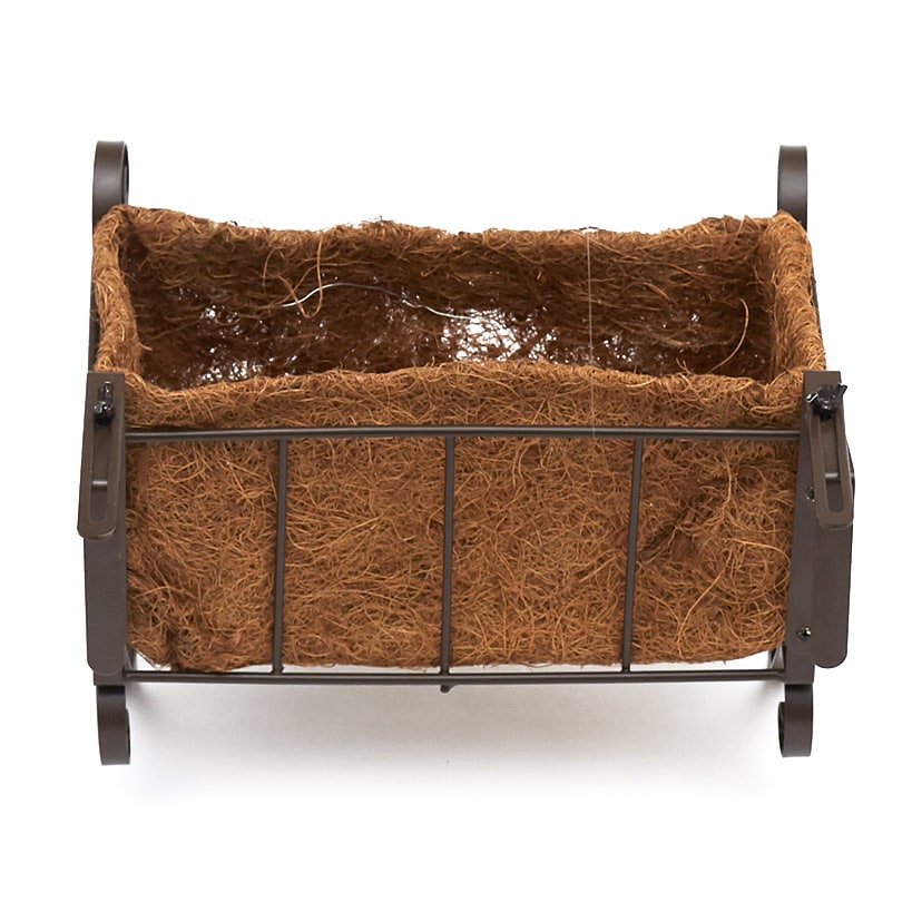 Decorative Fence and Rail Planters for Outdoor Flowers#select-color_dark-brown