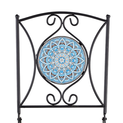 Metal Mosaic Outdoor Chair