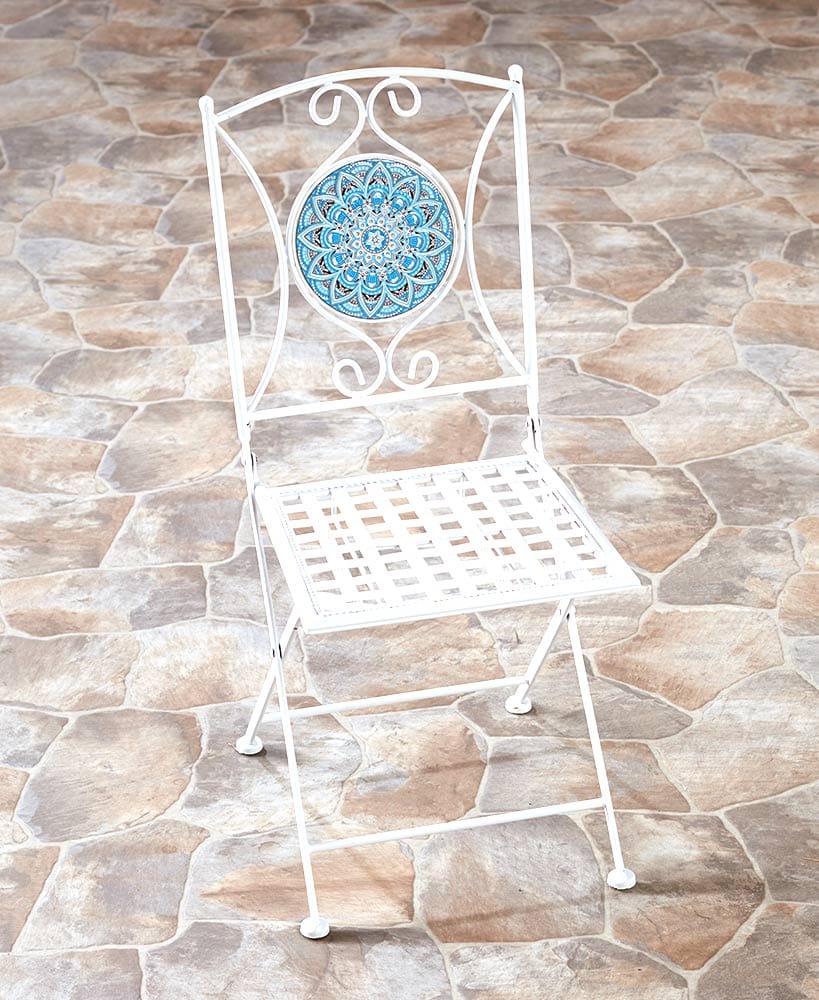 Metal Mosaic Outdoor Chair