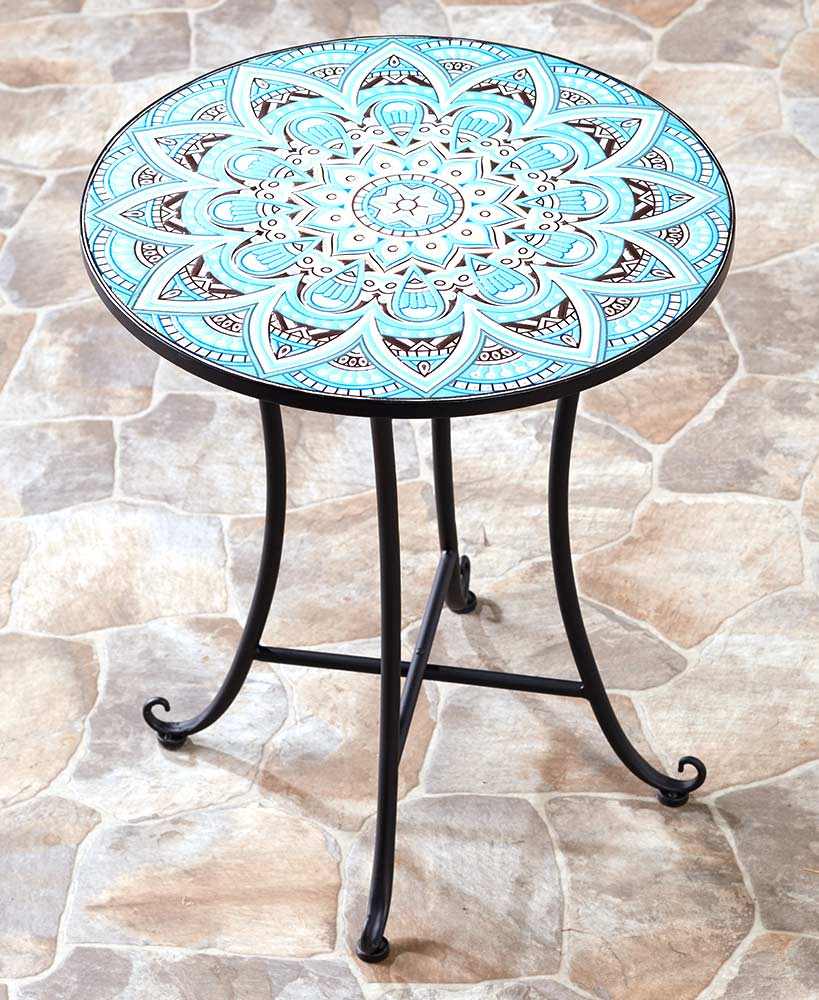 Metal Mosaic Outdoor Chair