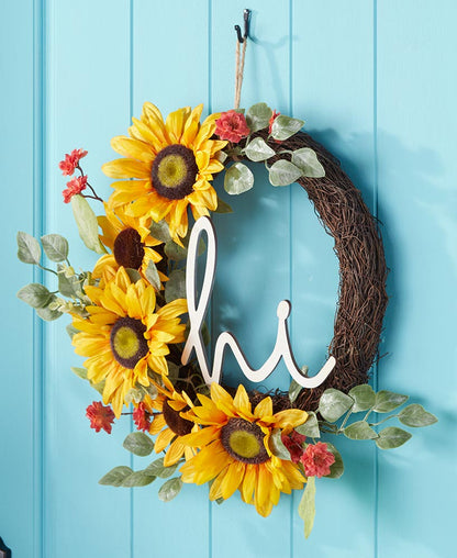 Spring "Hi" Wreaths