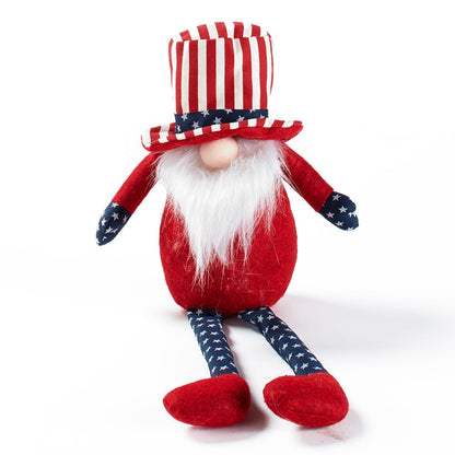 Lighted Americana Gnome