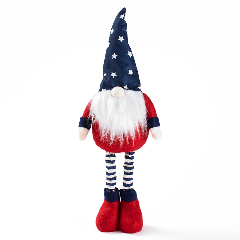 Lighted Americana Gnome