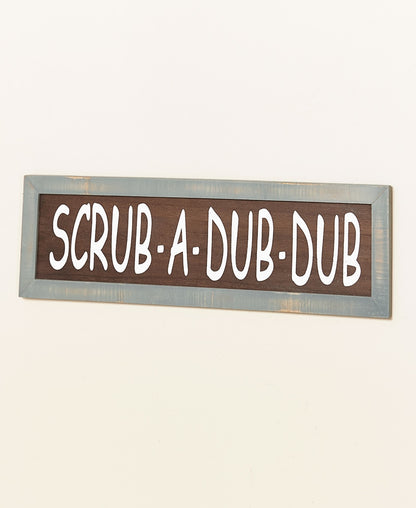 Scrub-a-Dub-Dub Sign
