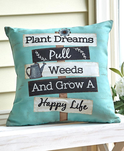Indoor/Outdoor Sentiment Accent Pillows