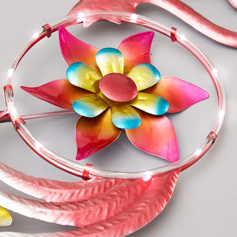 Solar-Lighted Bird Spinners