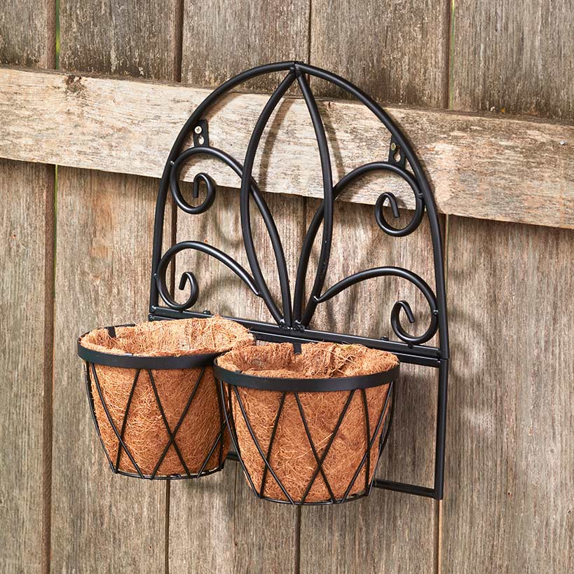 Decorative Wall Planters with Coir Liners