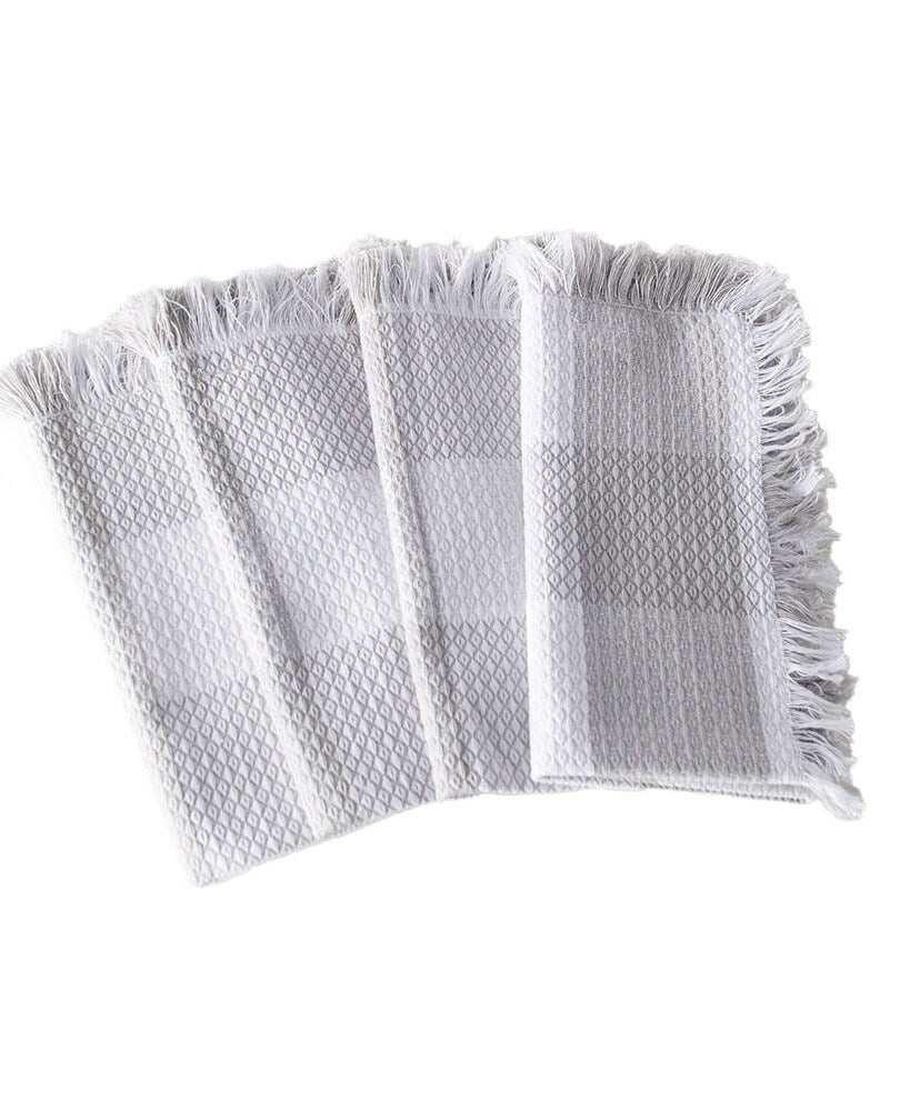 Homespun Cotton Checkered Table Linens