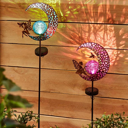 Solar Crescent Moon Fairy Stakes