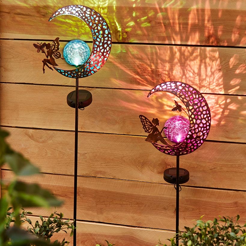 Solar Crescent Moon Fairy Stakes