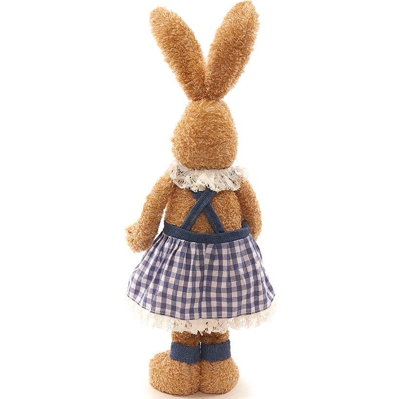 Easter Country Bunnies With Lighted Ears Or Blue Carrot Garland#select-item_bunny-in-dress