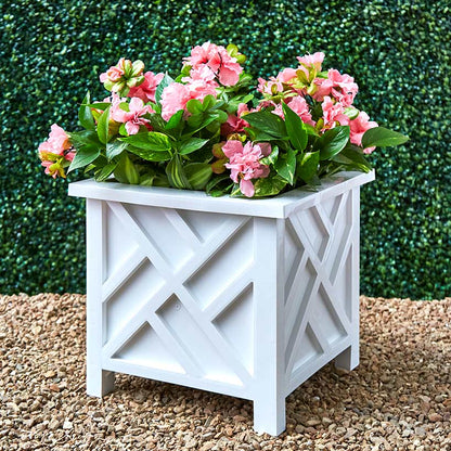 Lattice Design Chippendale Style Planter Box