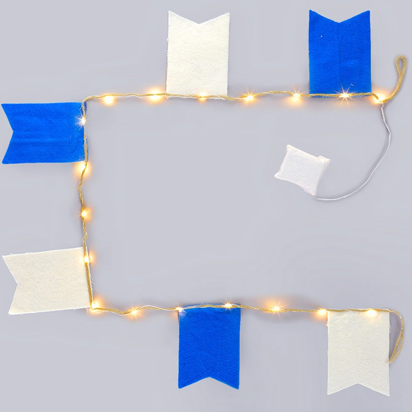 Blue and White Plaid Easter Collection#select-item_garland