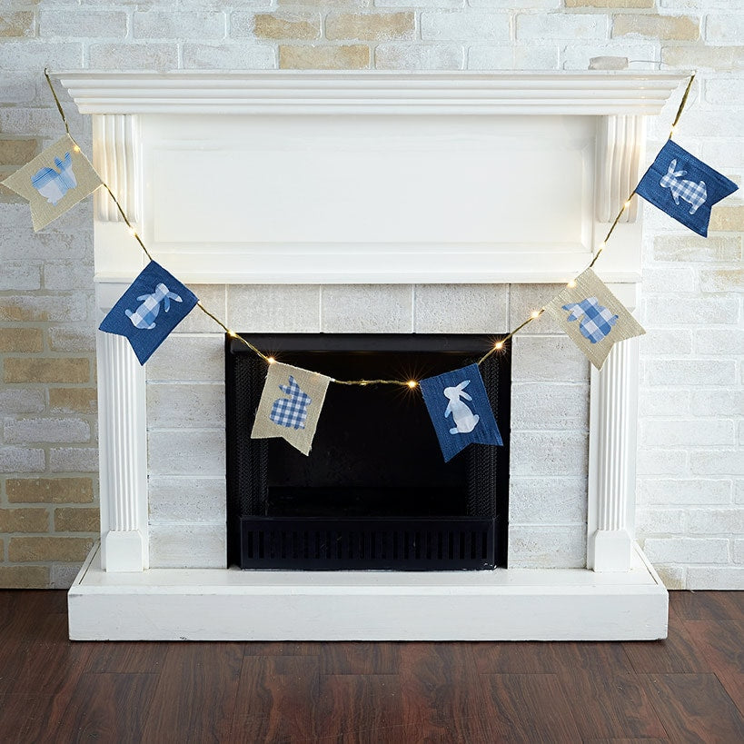 Blue and White Plaid Easter Collection#select-item_garland