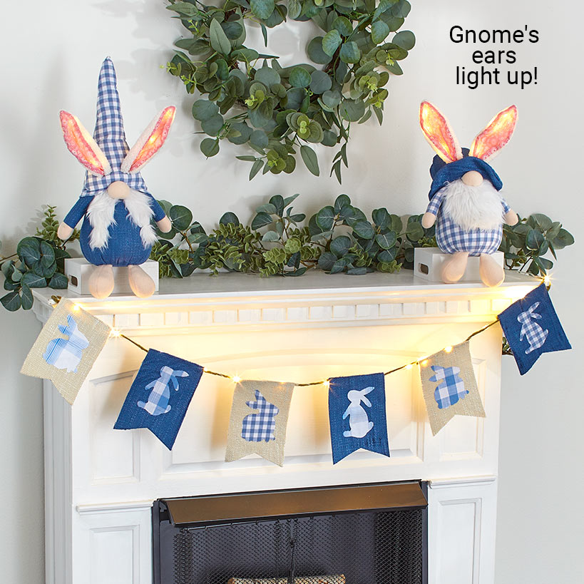 Blue and White Plaid Easter Collection