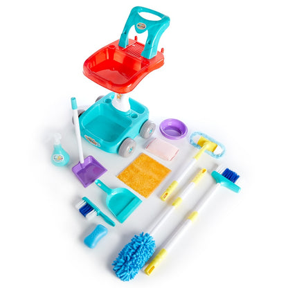 Cleaning Cart Playset with Accessories