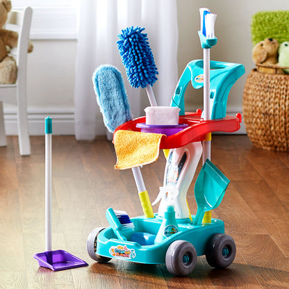 Cleaning Cart Playset with Accessories