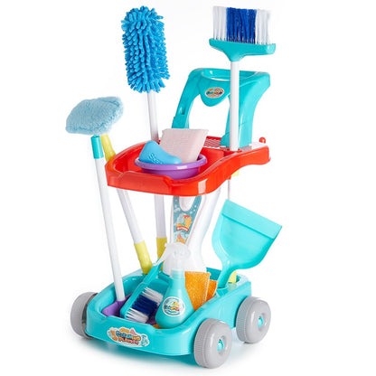 Cleaning Cart Playset with Accessories