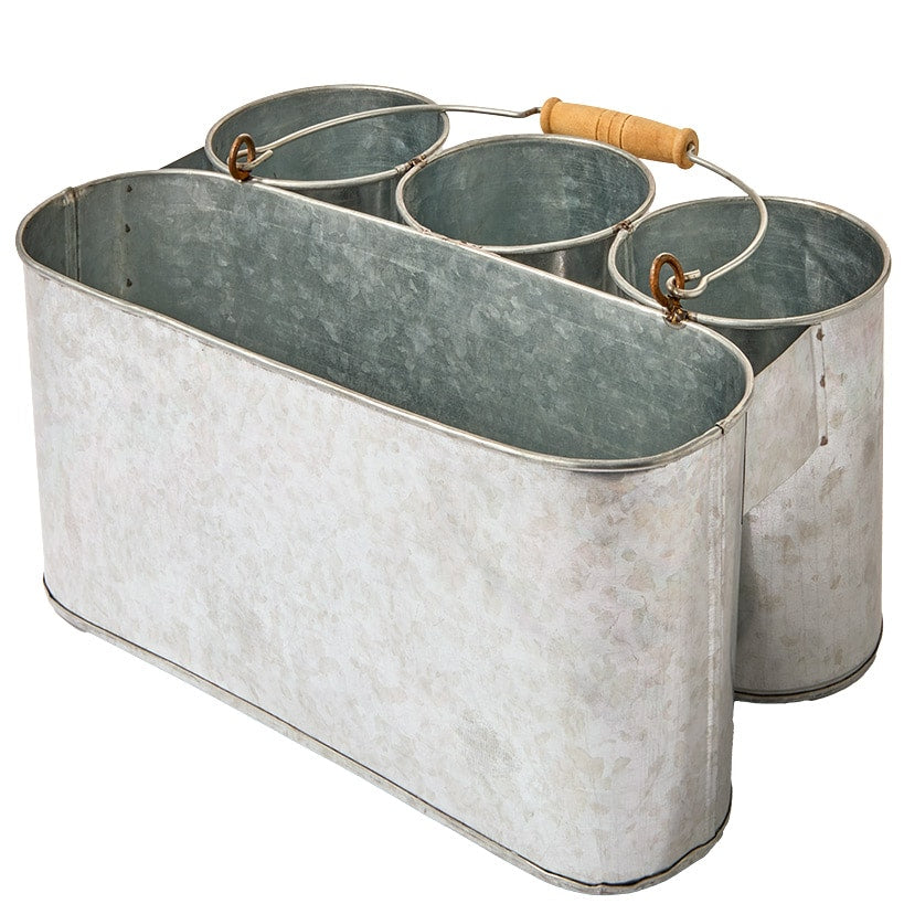 Metal Serving Caddy#select-item_galvanized