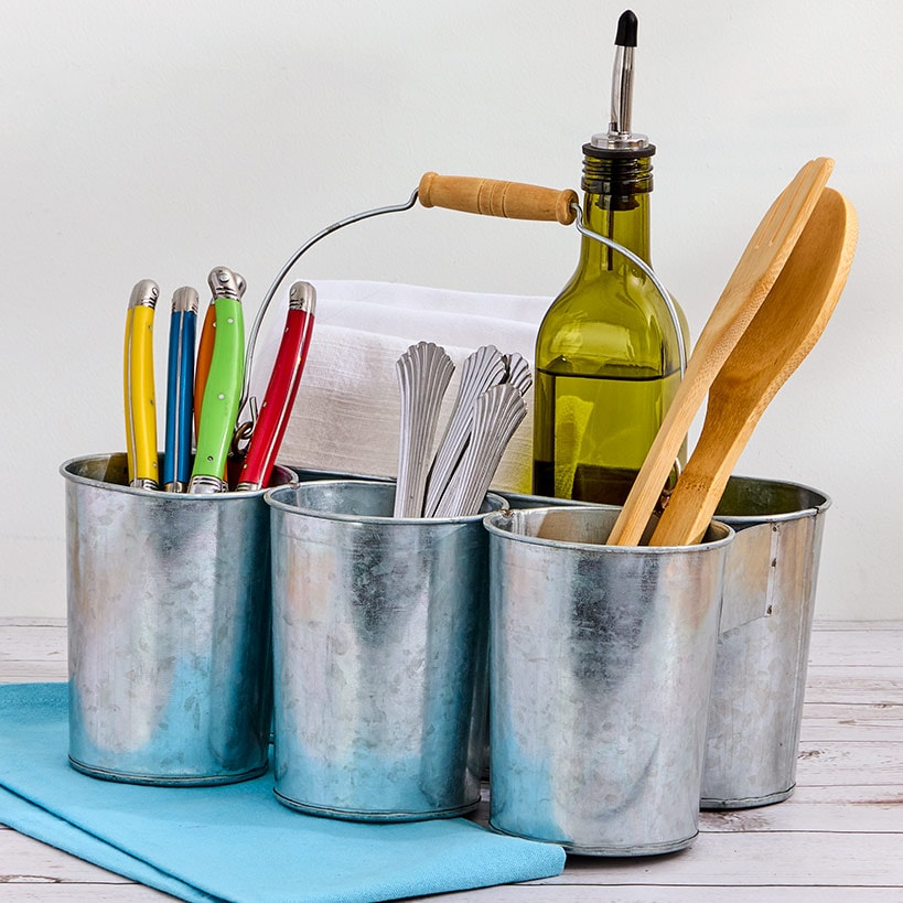 Metal Serving Caddy#select-item_galvanized