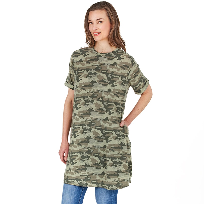 Soft T-Shirt Dress with Pockets