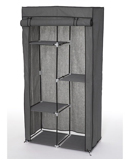 Covered Closet Wardrobe with Shelves