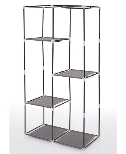 Covered Closet Wardrobe with Shelves