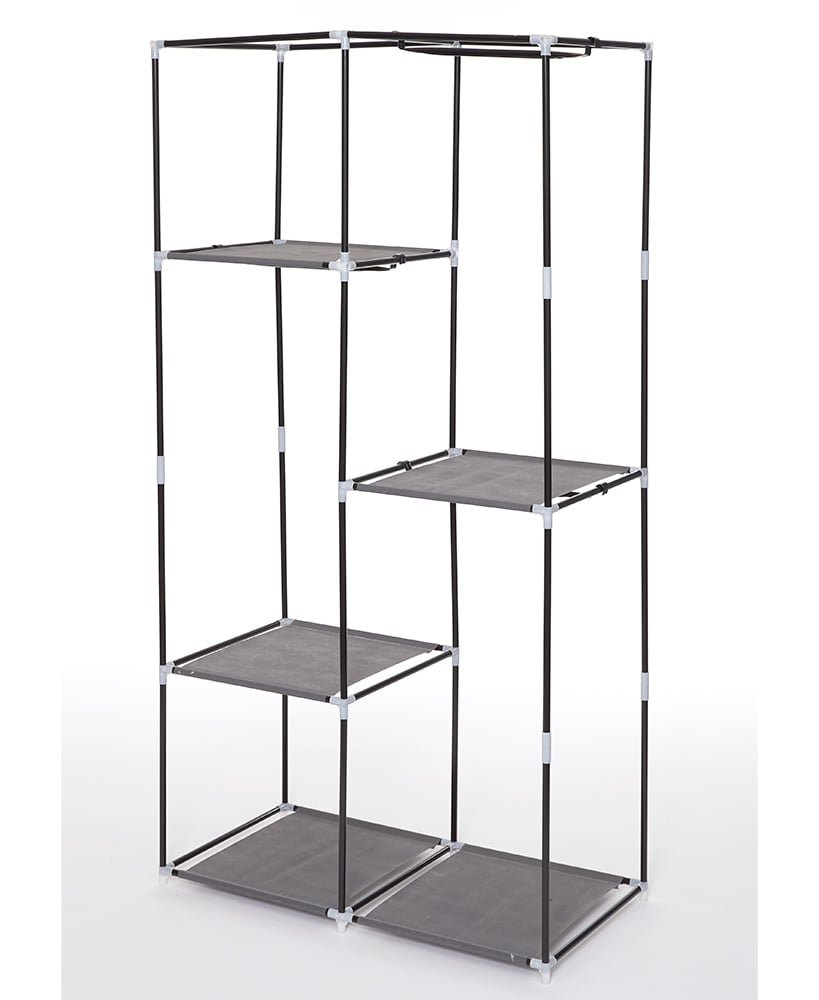 Covered Closet Wardrobe with Shelves