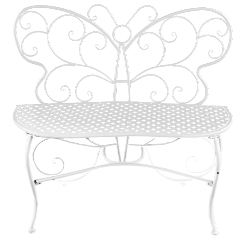 Metal Butterfly Bench