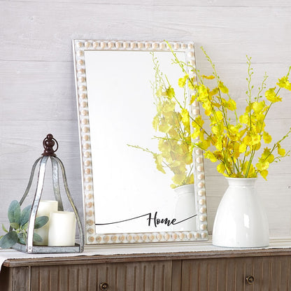 Beaded Farmhouse Sentiment Mirrors