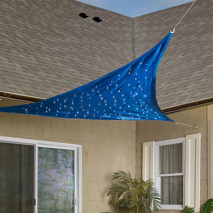 Sail Shades with Solar Lights