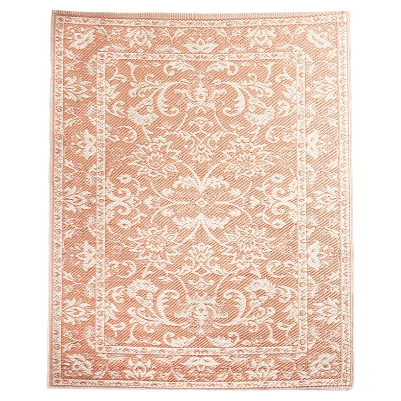Outdoor Traditional Floral Patio Rug