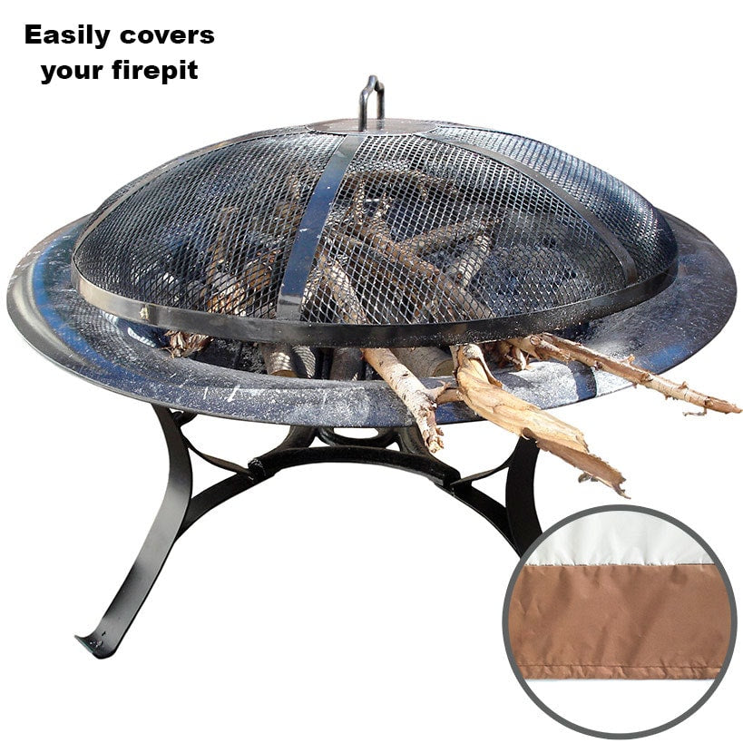 Patio Away™ UV-/Water-Resistant Firepit Cover
