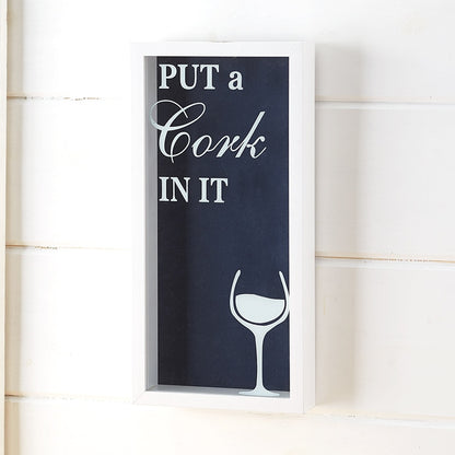 Wine Cork or Beer Cap Holder Decor