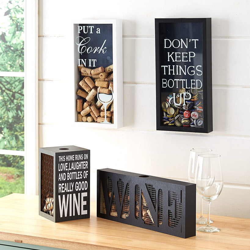 Wine Cork or Beer Cap Holder Decor