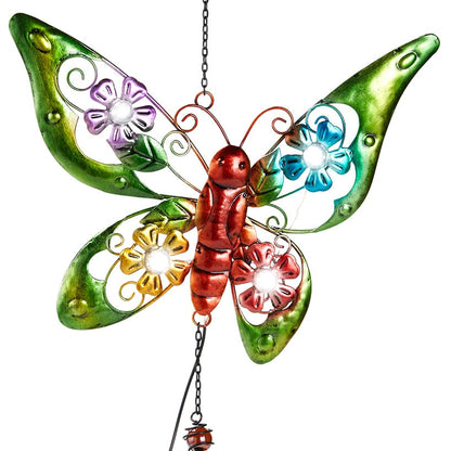 Solar Figural Metallic Wind Chimes