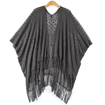 Open Weave Comfort Knit Wraps