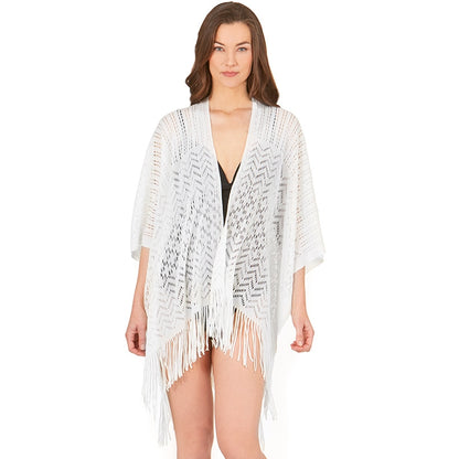 Open Weave Comfort Knit Wraps