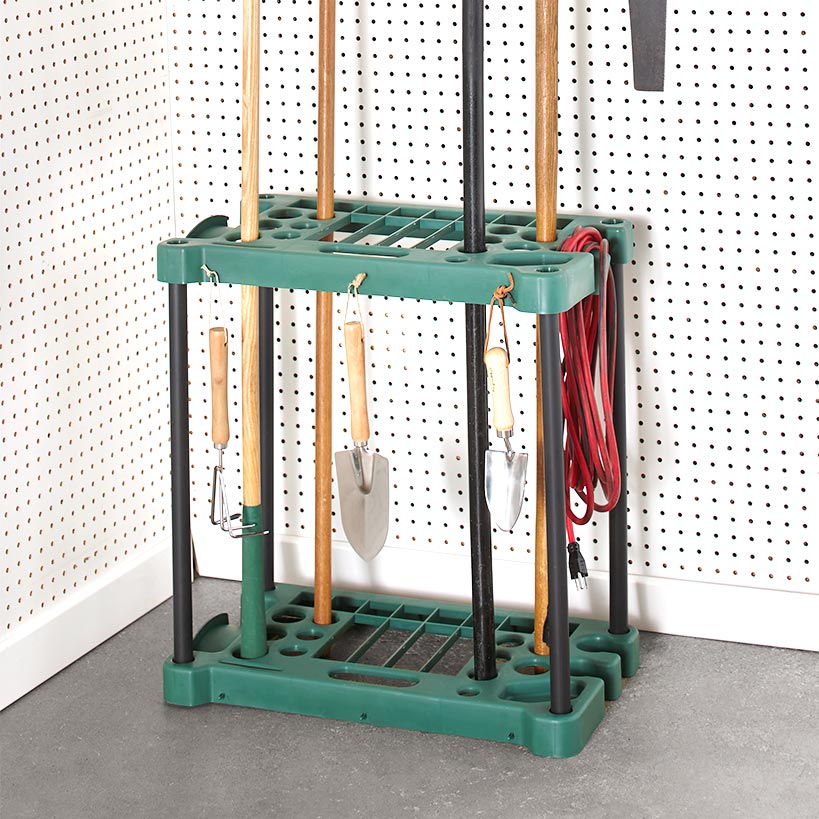 Garage Storage Rack - Brooms, Shovels, Mops