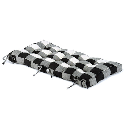 Buffalo Check Bench Cushion in Olive or Red