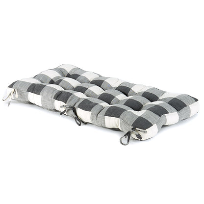 Buffalo Check Bench Cushion in Olive or Red